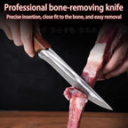 Kitchen knives, forged boning knives, professional high-hardness slaughter knives for the kitchen, Japanese chef's fruit knives
