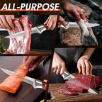 Kitchen knives, forged boning knives, professional high-hardness slaughter knives for the kitchen, Japanese chef's fruit knives