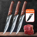 Kitchen knives, forged boning knives, professional high-hardness slaughter knives for the kitchen, Japanese chef's fruit knives